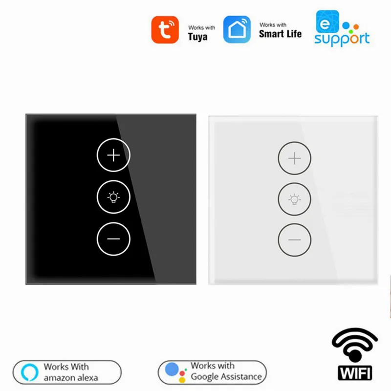 Светодиодный переключатель с регулировкой яркости Tuya Smart Life App Wi-Fi, умный настенный сенсорный выключатель с регулировкой яркости, ЕС, 220 В, 110 ...
Светодиодный переключатель с регулировкой яркости Tuya Smart Life App Wi-Fi, умный настенный сенсорный выключатель с регулировкой яркости, ЕС, 220 В, 110 ...