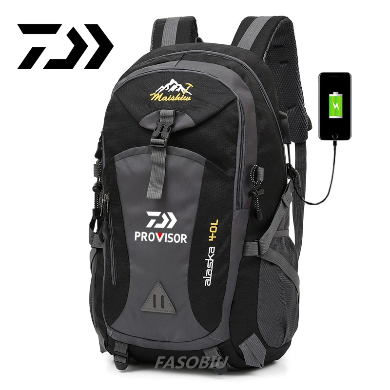 Daiwa Fishing Backpack USB Charging Backpack Men Sports Bag Lightweight Outdoor Mountaineering Bag Large Capacity Travel Bag
Daiwa Fishing Backpack USB Charging Backpack Men Sports Bag Lightweight Outdoor Mountaineering Bag Large Capacity Travel Bag