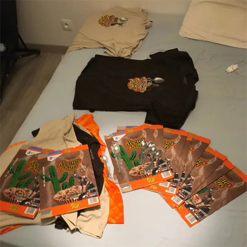Scott Astroworld Travis x R eeses P uffs Limited Edition Tee T shirt Men Women 1:1 High Quality Travis Scott T-shirt
Scott Astroworld Travis x R eeses P uffs Limited Edition Tee T shirt Men Women 1:1 High Quality Travis Scott T-shirt