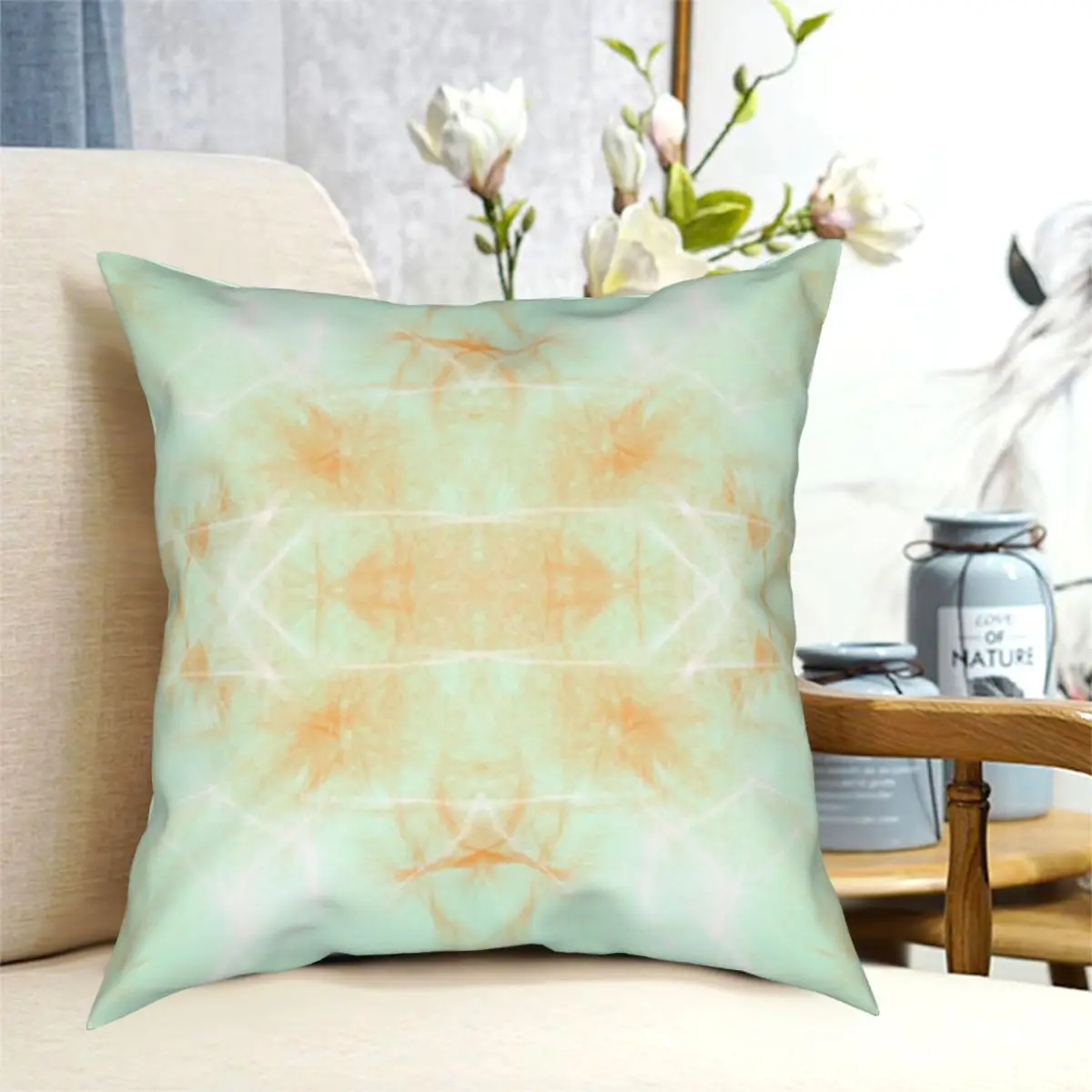 Mint Green And White Orange Design Pillow Cushion Cover Decorative Pillowcases Case Home Sofa Cushions 40x40,45x45cm
Mint Green And White Orange Design Pillow Cushion Cover Decorative Pillowcases Case Home Sofa Cushions 40x40,45x45cm