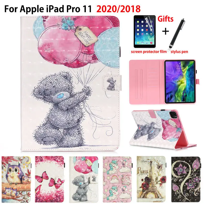 Чехол для iPad Pro 11 2020 2018, Чехол для iPad Pro 11 "2020, чехол для планшета с 3D рисунком из мультфильма, чехол-подставка из искусственной кожи
Чехол для iPad Pro 11 2020 2018, Чехол для iPad Pro 11 "2020, чехол для планшета с 3D рисунком из мультфильма, чехол-подставка из искусственной кожи