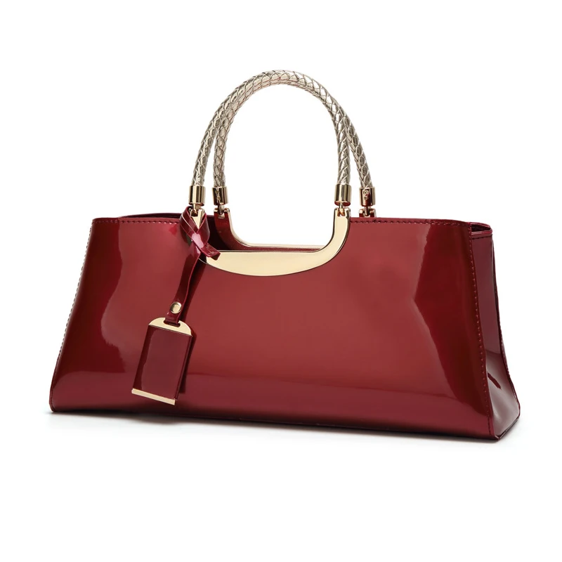 2021 European and American fashion patent leather women handbags ladies shoulder bags commuter bags
2021 European and American fashion patent leather women handbags ladies shoulder bags commuter bags