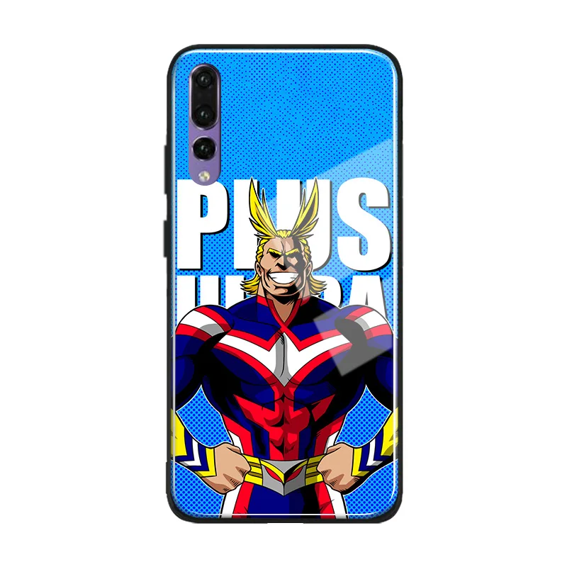 Мягкий силиконовый стеклянный чехол для телефона All Might Toshinori Yagi huawei honor v mate p 9 10 20 30