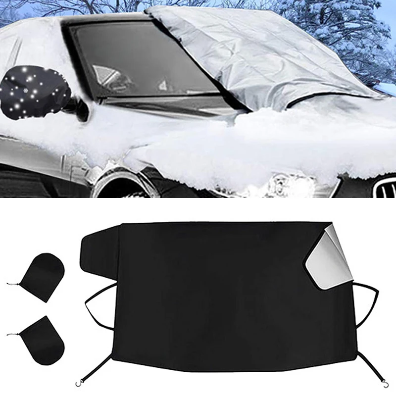 1Pcs Car Snow Cover Windshield Sunshade Winter Frost Freezing Waterproof Protector Auto Front Windscreen Cover Car Accessories
1Pcs Car Snow Cover Windshield Sunshade Winter Frost Freezing Waterproof Protector Auto Front Windscreen Cover Car Accessories