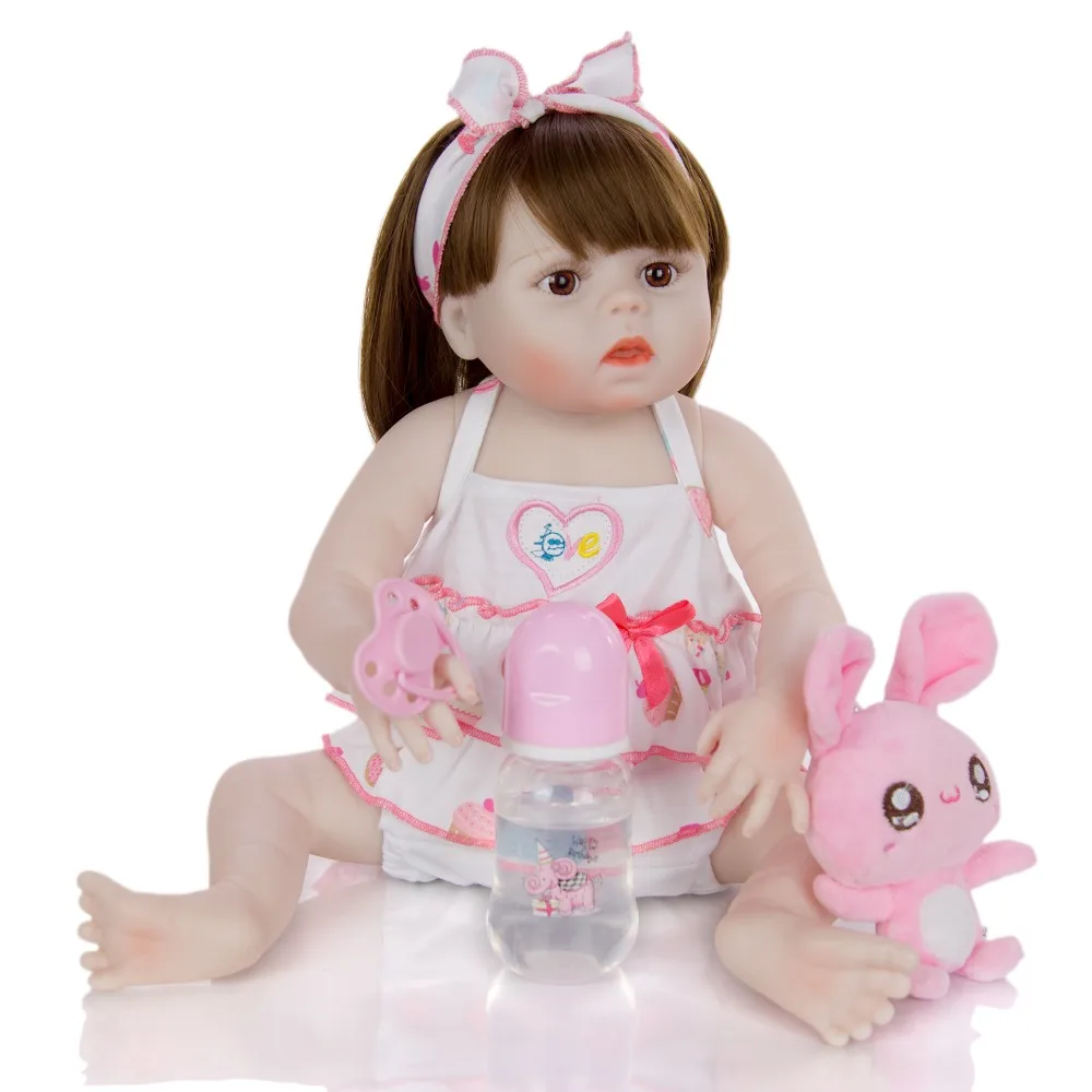 48 см bebes reborn кукла для маленьких девочек, полностью мягкая силиконовая Кукла reborn baby dolls, Реалистичная кукла boneca, гладкая длинная игрушка для в...
48 см bebes reborn кукла для маленьких девочек, полностью мягкая силиконовая Кукла reborn baby dolls, Реалистичная кукла boneca, гладкая длинная игрушка для в...