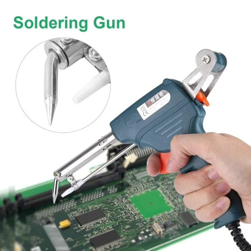 60W Auto Welding Automatic Feed Soldering Iron Electric Temperature Tool Adjustable Solder Tool Kit Fast Heating Repair Tool
60W Auto Welding Automatic Feed Soldering Iron Electric Temperature Tool Adjustable Solder Tool Kit Fast Heating Repair Tool