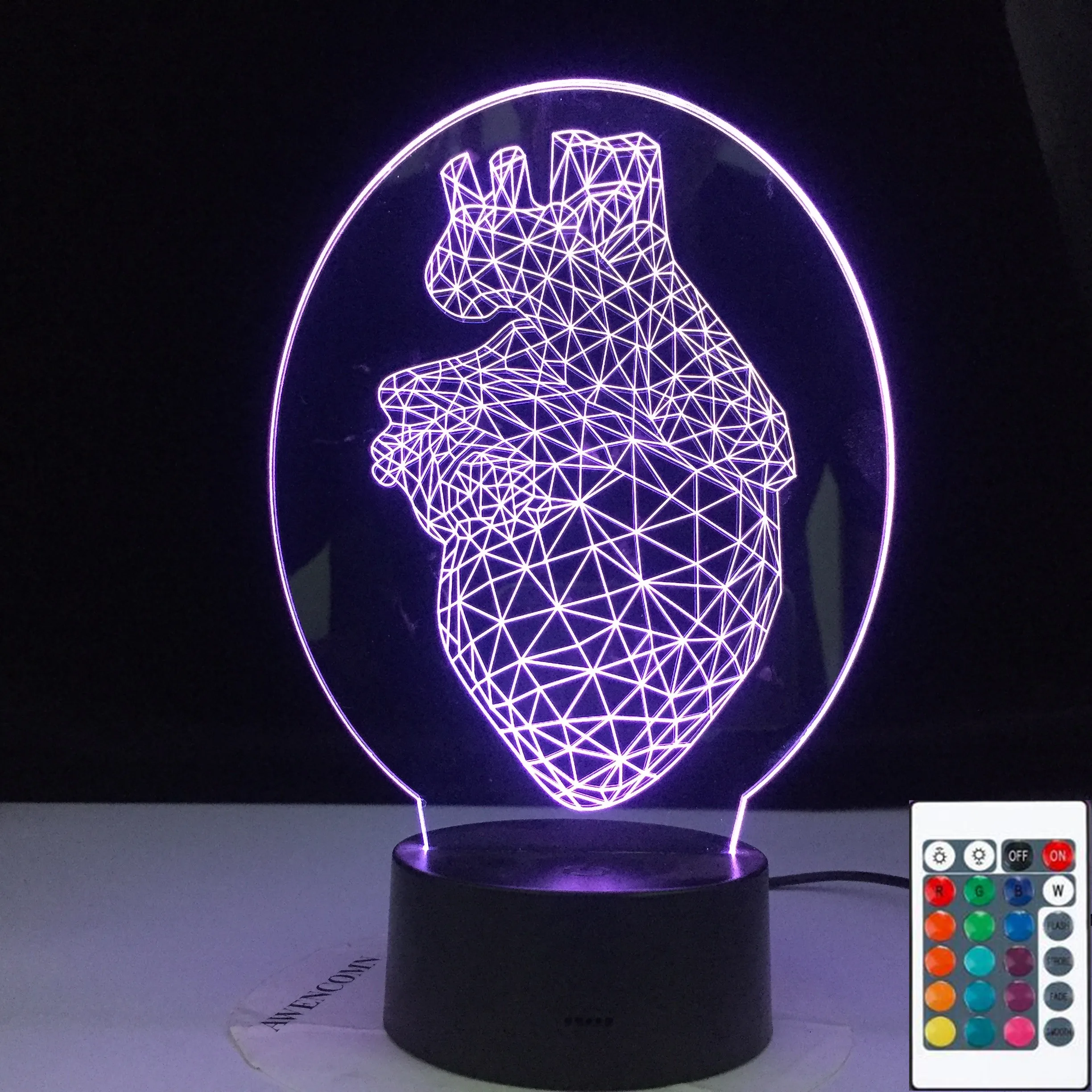 Heart Triangle Nightlight 3D Illusion Night Light for Kids Bedroom Decor Light Dropshipping Led Table 3D Lamp Gift 3D-4956
Heart Triangle Nightlight 3D Illusion Night Light for Kids Bedroom Decor Light Dropshipping Led Table 3D Lamp Gift 3D-4956