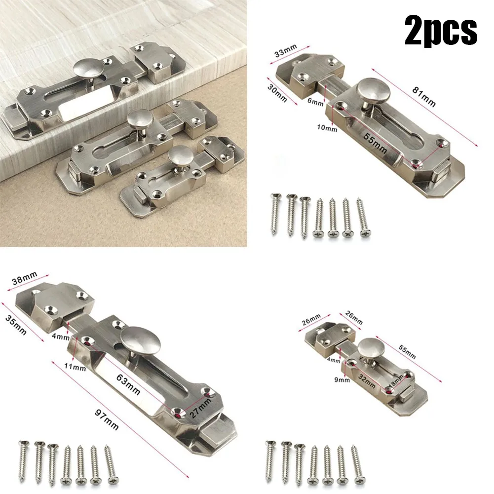 3/4/5inch Brushed Nickel Door Lock Slide Bolt Latch For Bronze European-style Zinc Alloy Solid Bolts For Doors, Windows
3/4/5inch Brushed Nickel Door Lock Slide Bolt Latch For Bronze European-style Zinc Alloy Solid Bolts For Doors, Windows
