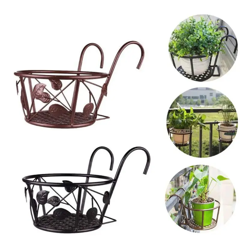 J2HA Railing Potted Plant Hanging Flower Pot Storage Basket Holder Balcony Rail Porch
J2HA Railing Potted Plant Hanging Flower Pot Storage Basket Holder Balcony Rail Porch