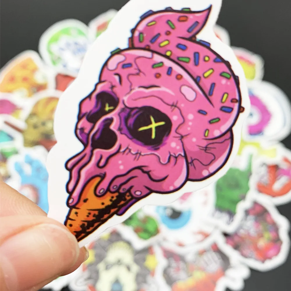 50pcs Horror Skull Stickers Halloween Decor Toys Bicycle Motorcycle Luggage Suitcase Laptop Skateboard Graffiti Decals Sticker
50pcs Horror Skull Stickers Halloween Decor Toys Bicycle Motorcycle Luggage Suitcase Laptop Skateboard Graffiti Decals Sticker