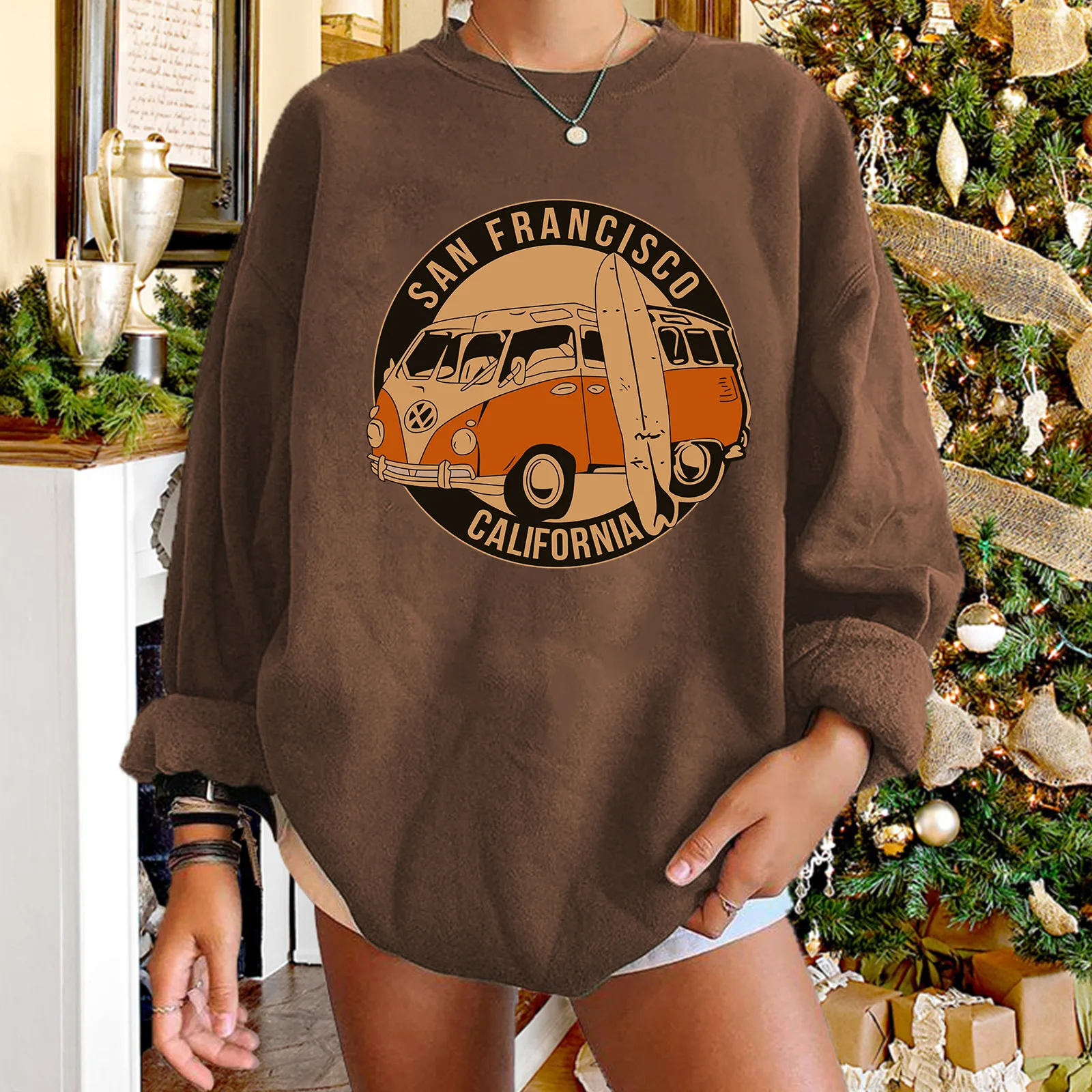 Autumn Winter Women Hoodie Sweatshirts Casual Loose Harajuku Letter Car Print Vintage Buses Oversized Jumper Pullovers Tops 2021
Autumn Winter Women Hoodie Sweatshirts Casual Loose Harajuku Letter Car Print Vintage Buses Oversized Jumper Pullovers Tops 2021