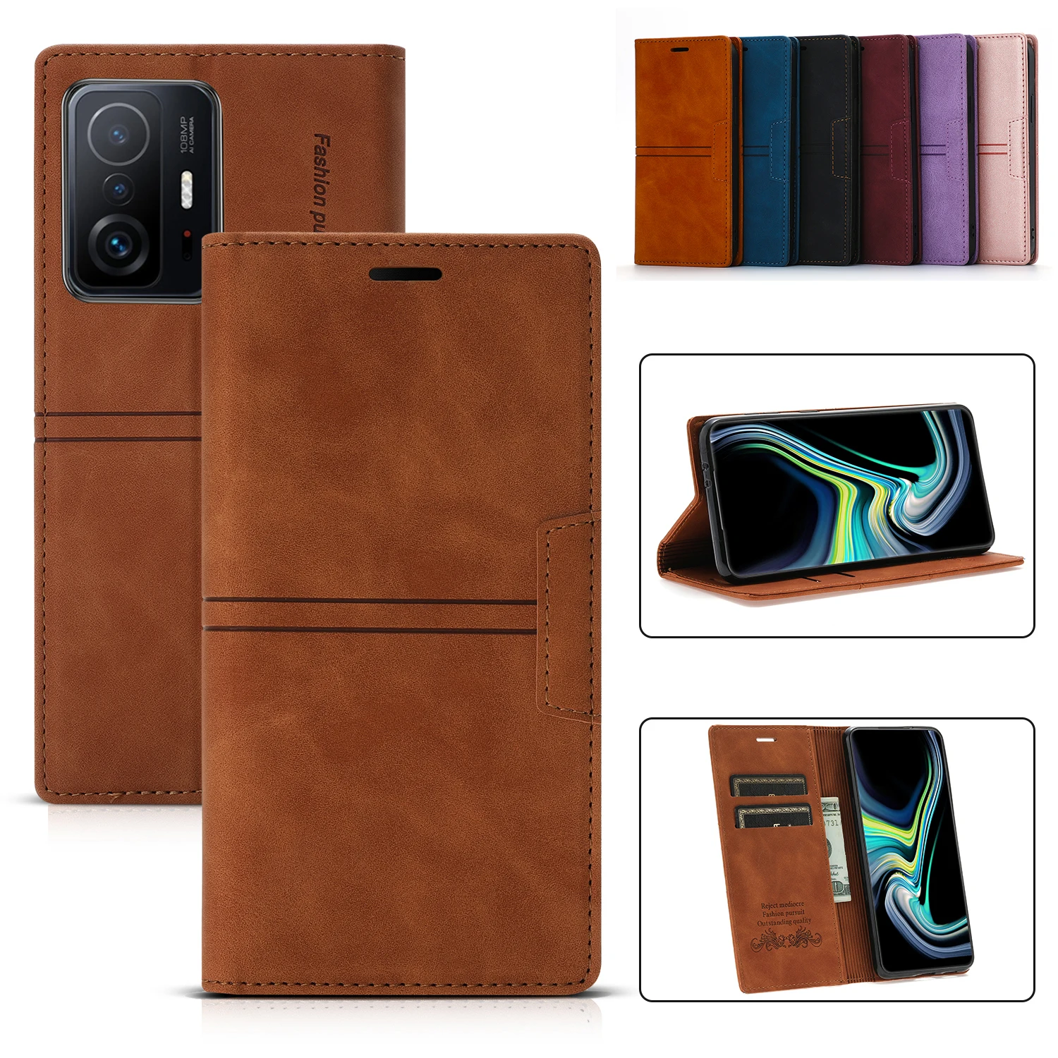 Роскошный чехол для Redmi Note10Pro Note10S Note10T 9T 10, чехол с держателем для карт, складной чехол-кошелек из искусственной кожи с подставкой и полной за...
Роскошный чехол для Redmi Note10Pro Note10S Note10T 9T 10, чехол с держателем для карт, складной чехол-кошелек из искусственной кожи с подставкой и полной за...