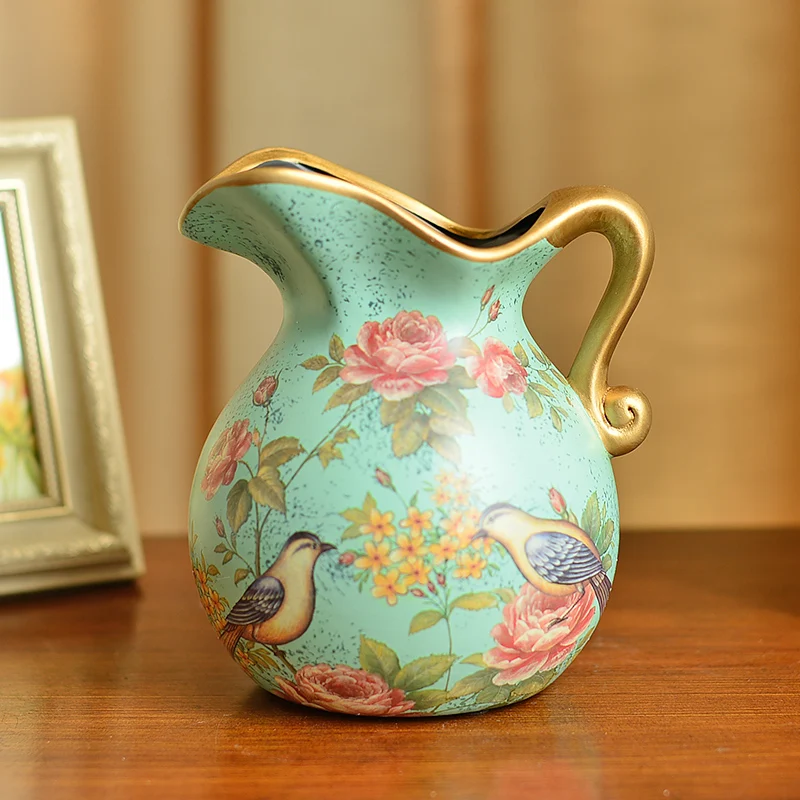 Creative Vintage Ceramics Vase Art Luxury European Vase Living Room Decoration Dining Table Floreros Decor Home Crafts DA60HP
Creative Vintage Ceramics Vase Art Luxury European Vase Living Room Decoration Dining Table Floreros Decor Home Crafts DA60HP