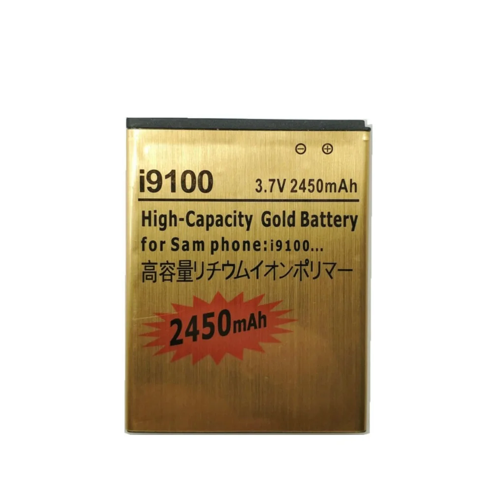 Новый аккумулятор для телефона Samsung Galaxy S2 S 2 II I9100 EB F1A2GBU I9103 SII i9105 2450 мАч|battery for