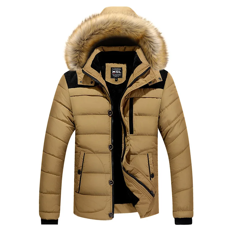 Fur Collar Winter Parkas Men New Brand Plus Velvet Windbreaker Waterproof Hooded Parka Mens Thick Warm Casual Hoodies Oversized
Fur Collar Winter Parkas Men New Brand Plus Velvet Windbreaker Waterproof Hooded Parka Mens Thick Warm Casual Hoodies Oversized