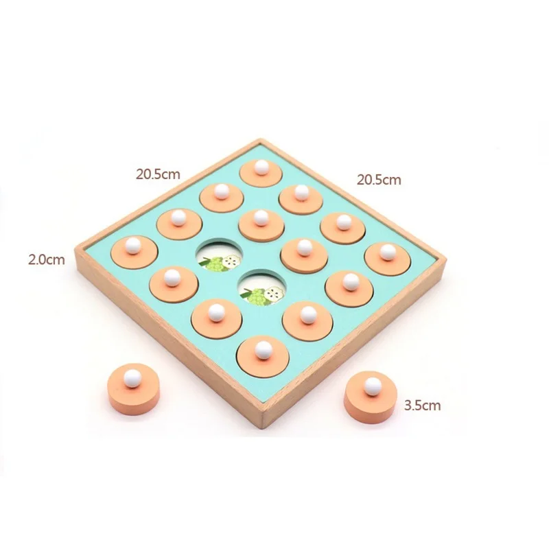 Montessori Memory Match Chess Game 3D Puzzles Wooden Early Educational Family Party Casual Interaction Game Toy For Children Kid
Montessori Memory Match Chess Game 3D Puzzles Wooden Early Educational Family Party Casual Interaction Game Toy For Children Kid