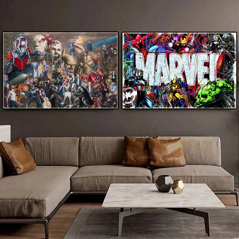 Graffiti Marvel Superheroes Anime Posters Movie Avengers Canvas Painting and Prints Wall Art Pictures for Living Room Home Decor
Graffiti Marvel Superheroes Anime Posters Movie Avengers Canvas Painting and Prints Wall Art Pictures for Living Room Home Decor