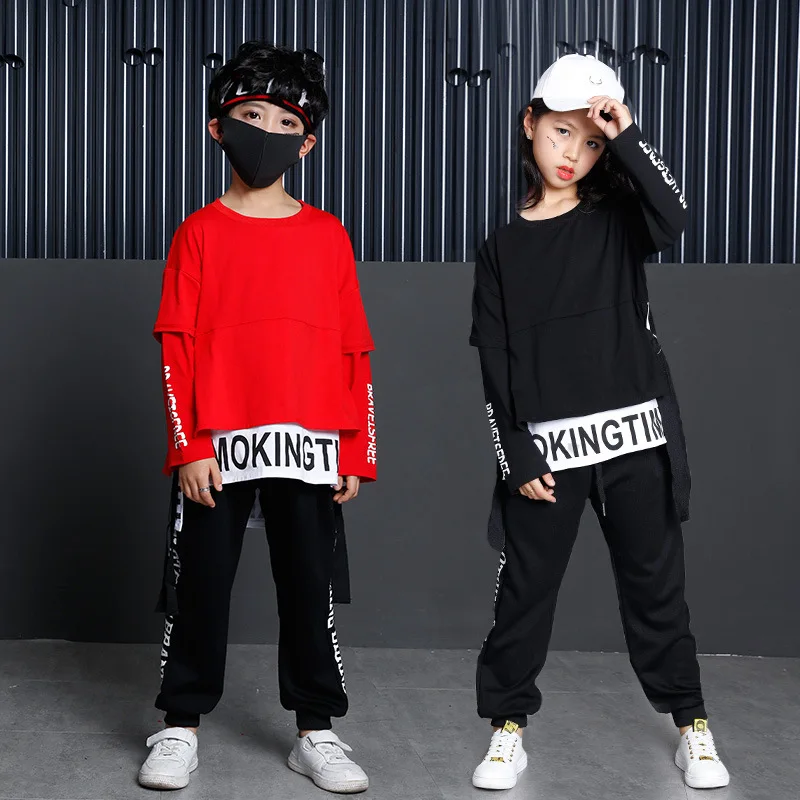Girls Loose Crop Tops Hiphop Pants Streetwear Suit Jazz Dance Costumes For Kids Ballroom Hip Hop Practice Rave Clothes DQS8051
Girls Loose Crop Tops Hiphop Pants Streetwear Suit Jazz Dance Costumes For Kids Ballroom Hip Hop Practice Rave Clothes DQS8051