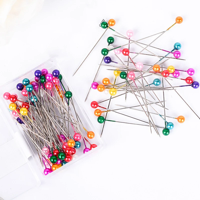 80Pcs/100Pcs Sewing Pins Knitting Round Head Pearl Needle Locating Pins Needles Ball Scarf Accessory
80Pcs/100Pcs Sewing Pins Knitting Round Head Pearl Needle Locating Pins Needles Ball Scarf Accessory