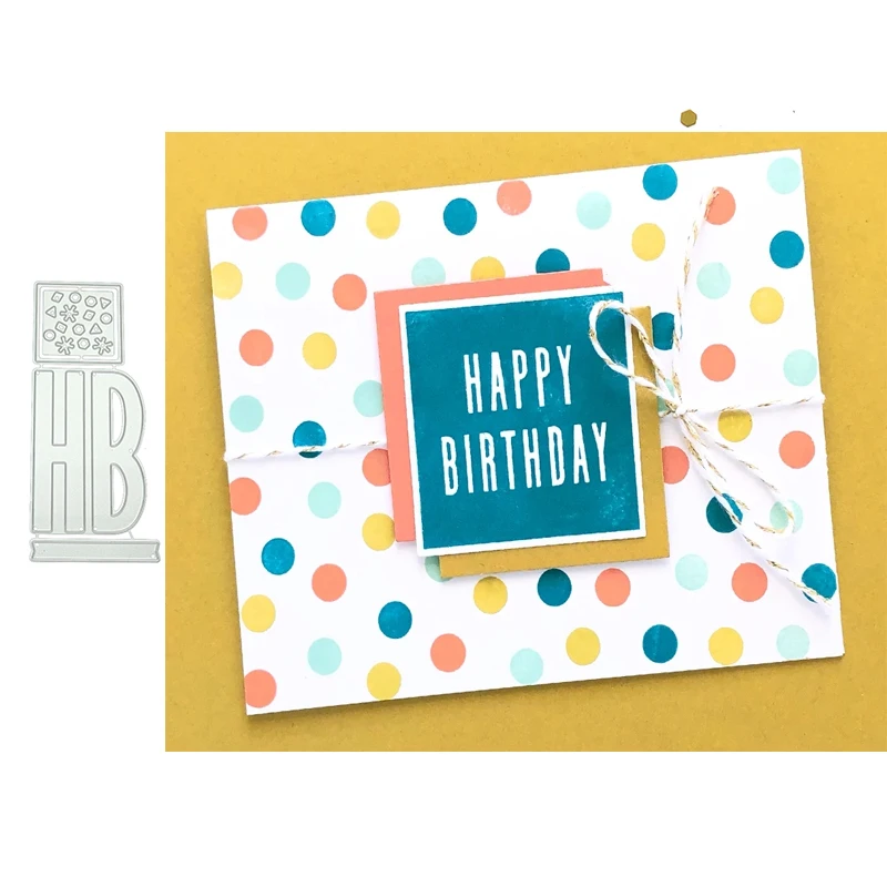 JC HB Happy Birthday Words Metal Cutting Dies for Scrapbooking Mold Stencil Handmade Tools DIY Card Make Mould Model Craft Decor
JC HB Happy Birthday Words Metal Cutting Dies for Scrapbooking Mold Stencil Handmade Tools DIY Card Make Mould Model Craft Decor