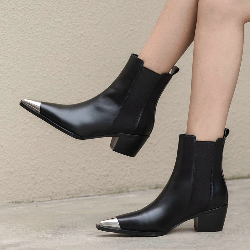 2020 New High Quality Thick High Heels Fashion Women Ankle Boots Pointed Toe Footwear Female Boots Woman Black Microfiber Shoes
2020 New High Quality Thick High Heels Fashion Women Ankle Boots Pointed Toe Footwear Female Boots Woman Black Microfiber Shoes