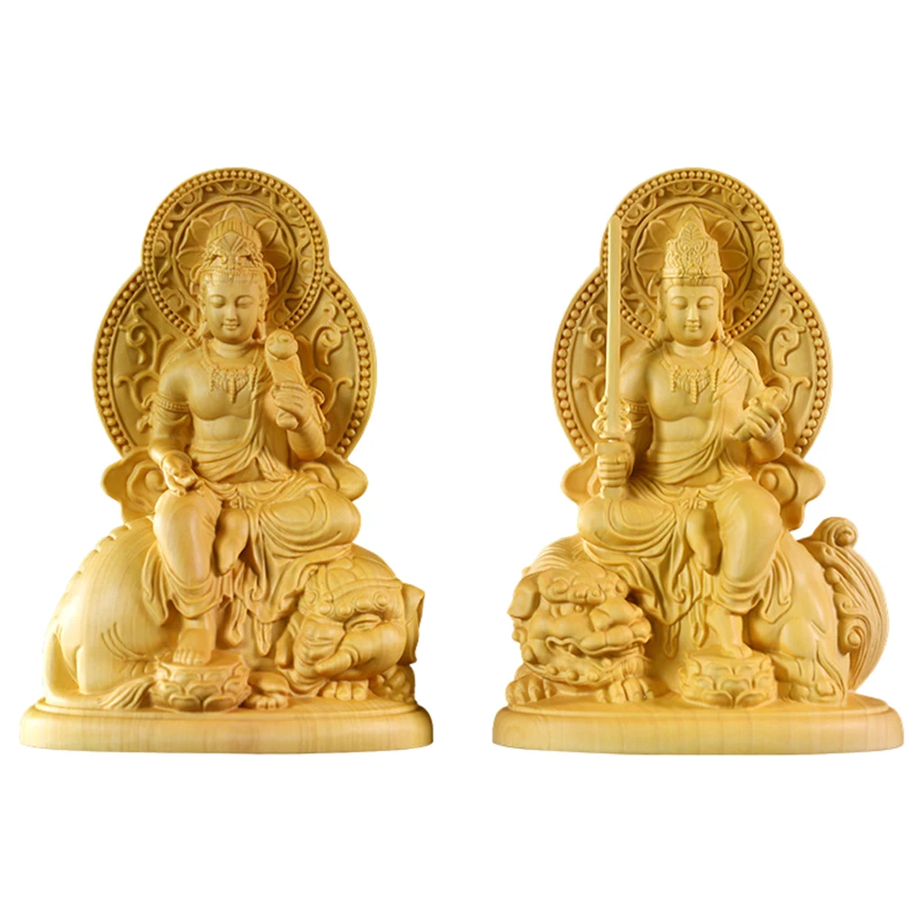 2x Handmade Wood Buddha Figurine Meditating Sitting Spiritual Statue Zen Buddha for Office Yoga Decor Art Collectible
2x Handmade Wood Buddha Figurine Meditating Sitting Spiritual Statue Zen Buddha for Office Yoga Decor Art Collectible