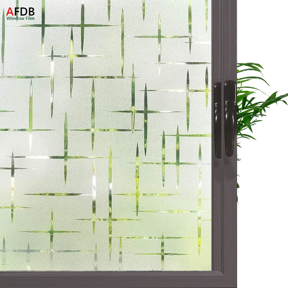 Window Privacy Film Frosted Glass Film for Doors Static Cling Decorative Stickers Matte Window Tinting for Home Cross Pattern
Window Privacy Film Frosted Glass Film for Doors Static Cling Decorative Stickers Matte Window Tinting for Home Cross Pattern
