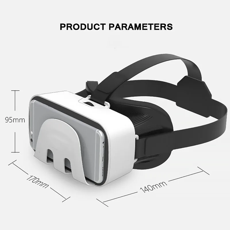 3D фильмы игры очки VR Box для Google Cardboard гарнитура виртуальной реальности с
