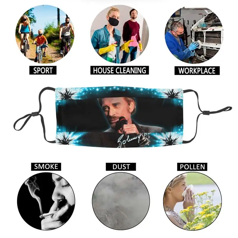 France Rock Music Johnny Hallyda Mouth Face Mask Reusable Singer Mask Men Anti Haze Dustproof Protection Respirator Muffle
France Rock Music Johnny Hallyda Mouth Face Mask Reusable Singer Mask Men Anti Haze Dustproof Protection Respirator Muffle