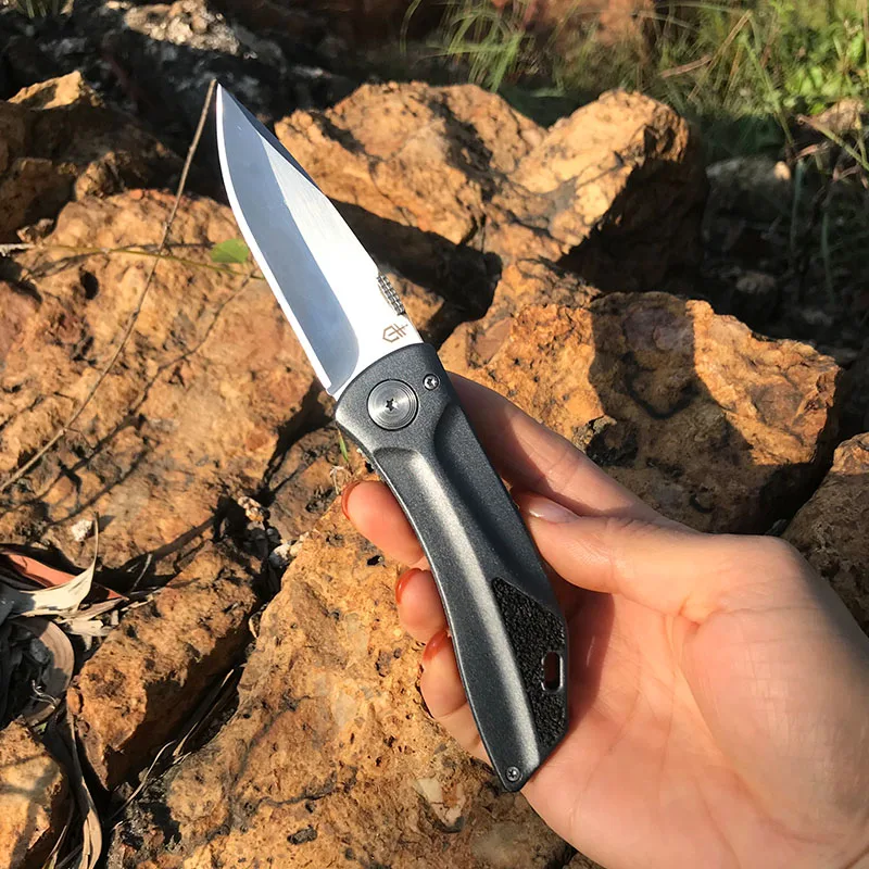 Outdoor folding Knife Gerbar 9 Steel knife Self-defense action saw, camping, hunting, hiking kitchen equipment self-defense EDC
Outdoor folding Knife Gerbar 9 Steel knife Self-defense action saw, camping, hunting, hiking kitchen equipment self-defense EDC