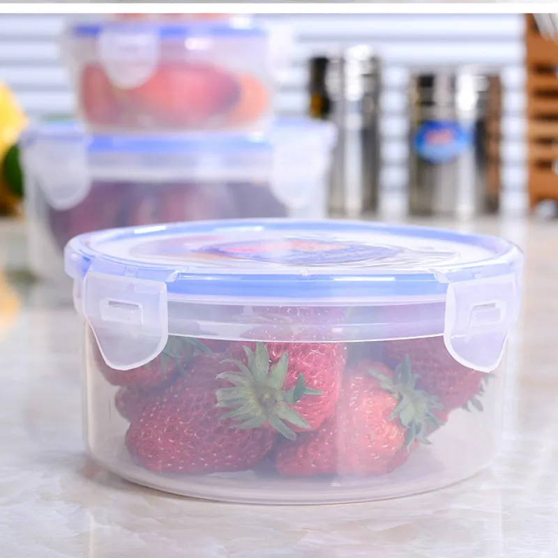 Plastic Lunch Box Portable Bowl Food Container Lunchbox Eco-Friendly for Kitchen Accessories Bento Storage Wy112101 | Дом и сад