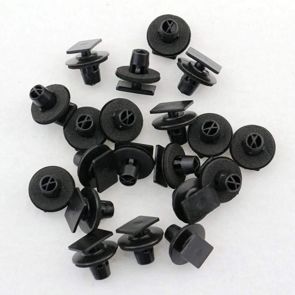 10 Pcs Black Nylon Clips Exterior Rocker Panel Molding Clip Replaces For Nissan 76882-EG01A Into 8mm Hole
10 Pcs Black Nylon Clips Exterior Rocker Panel Molding Clip Replaces For Nissan 76882-EG01A Into 8mm Hole