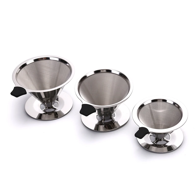 1 Piece Set Stainless Steel Reusable Coffee Filter Holder Pour Over Mesh Tea Drop Cup Double Layer Stainless Steel Filter Holder
1 Piece Set Stainless Steel Reusable Coffee Filter Holder Pour Over Mesh Tea Drop Cup Double Layer Stainless Steel Filter Holder