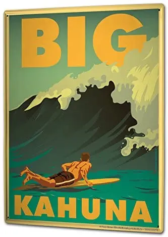 Tin SignNostalgic Home Decor Plaques Wall Plate Big Kahua Surfboard Surfer Wave Metal Wall Plate
Tin SignNostalgic Home Decor Plaques Wall Plate Big Kahua Surfboard Surfer Wave Metal Wall Plate