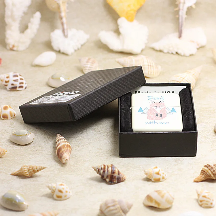 Genuine Zippo windproof oil lighter copper Beige Fox Don' with me cigarette Kerosene lighters With anti-counterfeiting code
Genuine Zippo windproof oil lighter copper Beige Fox Don' with me cigarette Kerosene lighters With anti-counterfeiting code