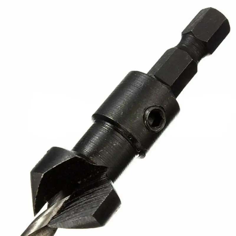 4Pcs 5 Flutes HSS Countersink Drill Bit Set Woodworking Carpentry Tool 6-12 Countersink Drill Bits Tool Parts 2020 New Arrival
4Pcs 5 Flutes HSS Countersink Drill Bit Set Woodworking Carpentry Tool 6-12 Countersink Drill Bits Tool Parts 2020 New Arrival