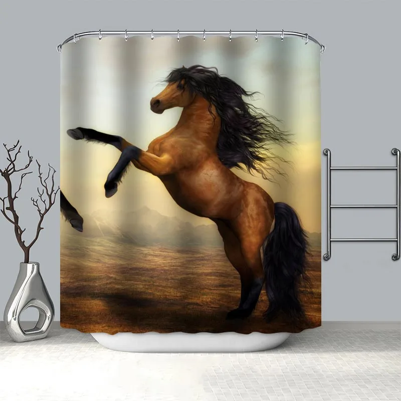 Custom Horse Shower Curtain Modern Style Set Hook Natural Landscape Home Decoration Bathroom Curtain Frabic Print 0924
Custom Horse Shower Curtain Modern Style Set Hook Natural Landscape Home Decoration Bathroom Curtain Frabic Print 0924