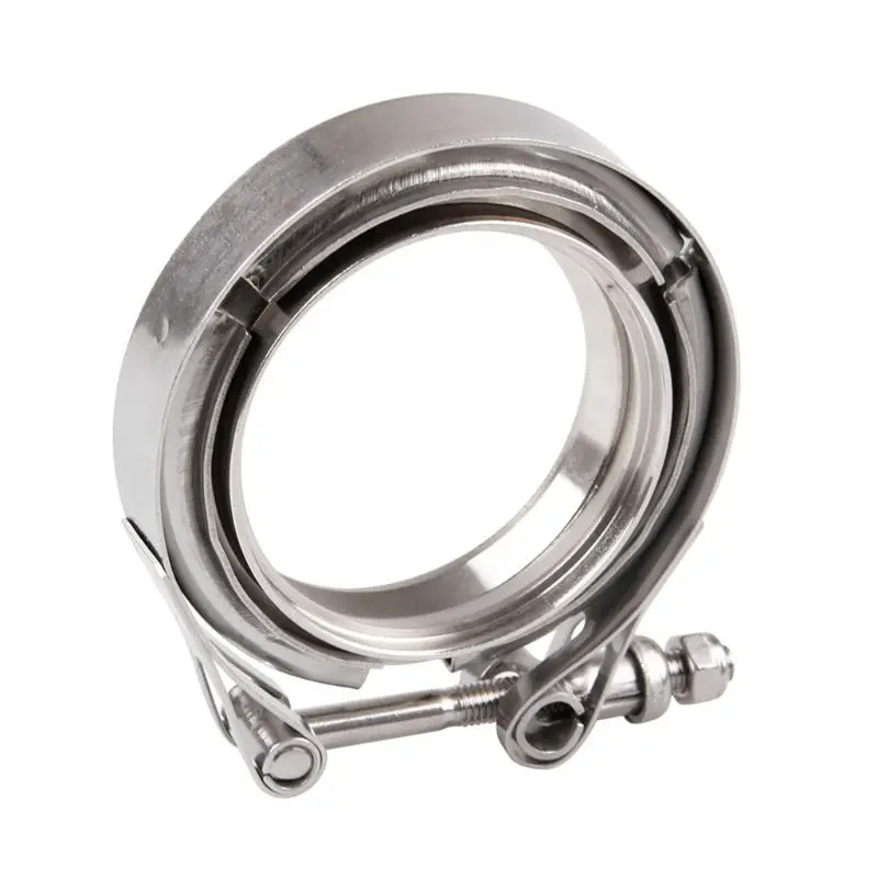 Quick Release V-band Exhaust Clamp Male Female Flanges Kit Stainless Steel Universal V band 1.5 2" 2.5" 3.25" 3.5" |