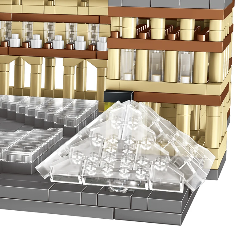 World Architecture Paris Louvre Museum 3D Model Mini Building Blocks DIY Micro Diamond Brick Block Gift Toy No Box
World Architecture Paris Louvre Museum 3D Model Mini Building Blocks DIY Micro Diamond Brick Block Gift Toy No Box