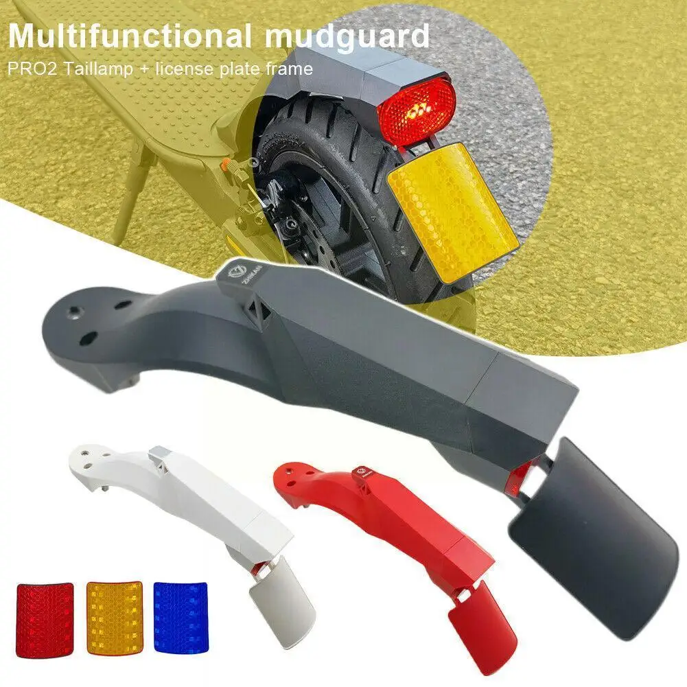 New Electric Scooter Rear Pro2 Taillight Kit Tire Mudguard With Adjustable License Plate Holder For M365/pro/ B8v5
New Electric Scooter Rear Pro2 Taillight Kit Tire Mudguard With Adjustable License Plate Holder For M365/pro/ B8v5