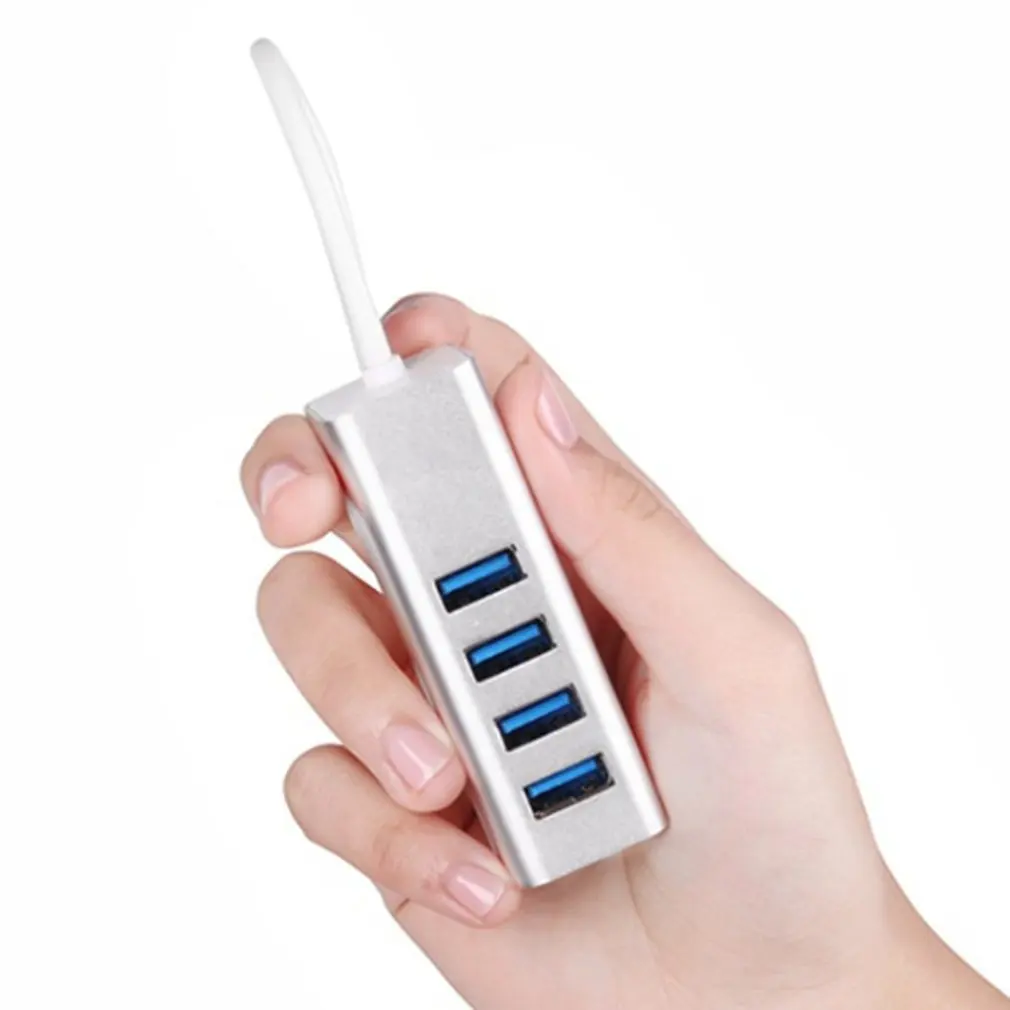 Aluminium USB 3.0 HUB High speed 4 Ports Power Adapter 5Gbps Transmission speed for Computer Notebook laptop PC Usb Hubs
Aluminium USB 3.0 HUB High speed 4 Ports Power Adapter 5Gbps Transmission speed for Computer Notebook laptop PC Usb Hubs