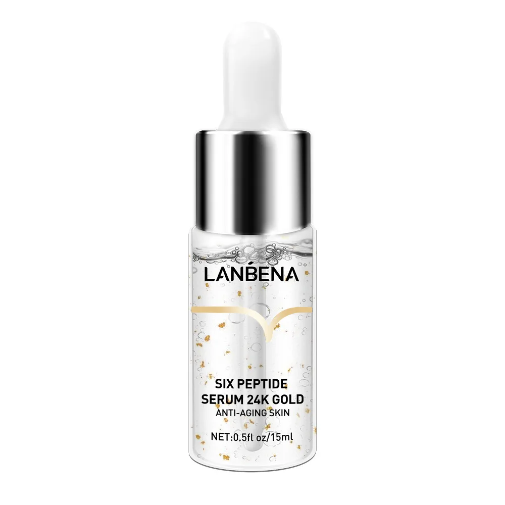 24k Golden Six Peptide Serum Hyaluronic Acid Moisturizing Face Solution Whitening Serum Essence 15ml Anti-wrinkle
24k Golden Six Peptide Serum Hyaluronic Acid Moisturizing Face Solution Whitening Serum Essence 15ml Anti-wrinkle