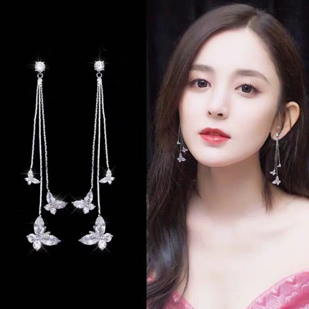2020 New Fashion Long Pendant Alloy Trendy Women Dangle Earrings Tassel Earrings Butterfly Super Fairy Jewelry For Female
2020 New Fashion Long Pendant Alloy Trendy Women Dangle Earrings Tassel Earrings Butterfly Super Fairy Jewelry For Female