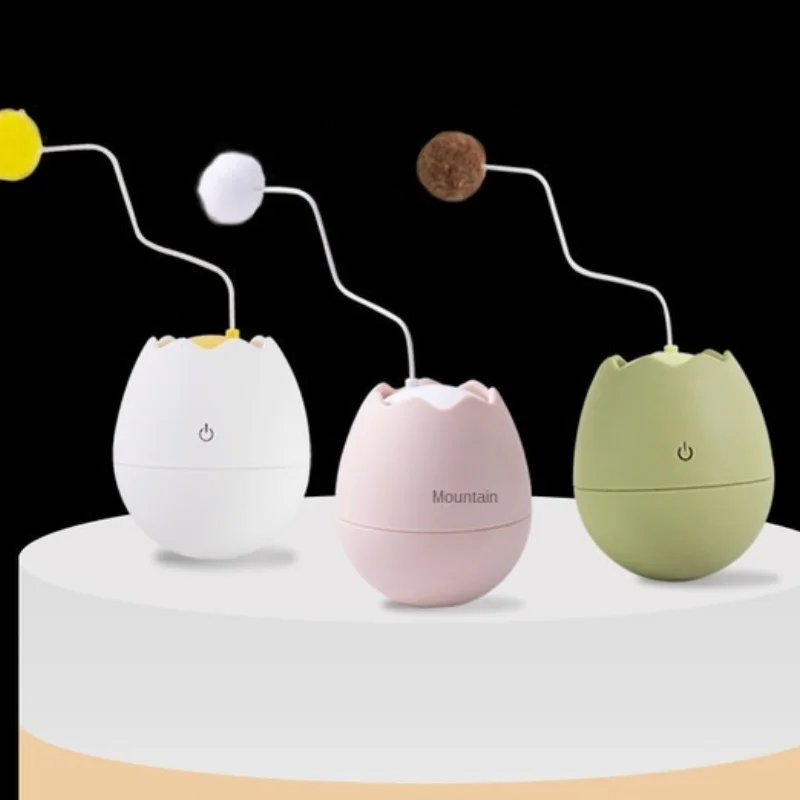 Pet Cat Interactive Eggshell Rolling Ball Toy Funny Cats Stick Training Electric Rotating Tumbler Pets Automatic Toys Ball
Pet Cat Interactive Eggshell Rolling Ball Toy Funny Cats Stick Training Electric Rotating Tumbler Pets Automatic Toys Ball