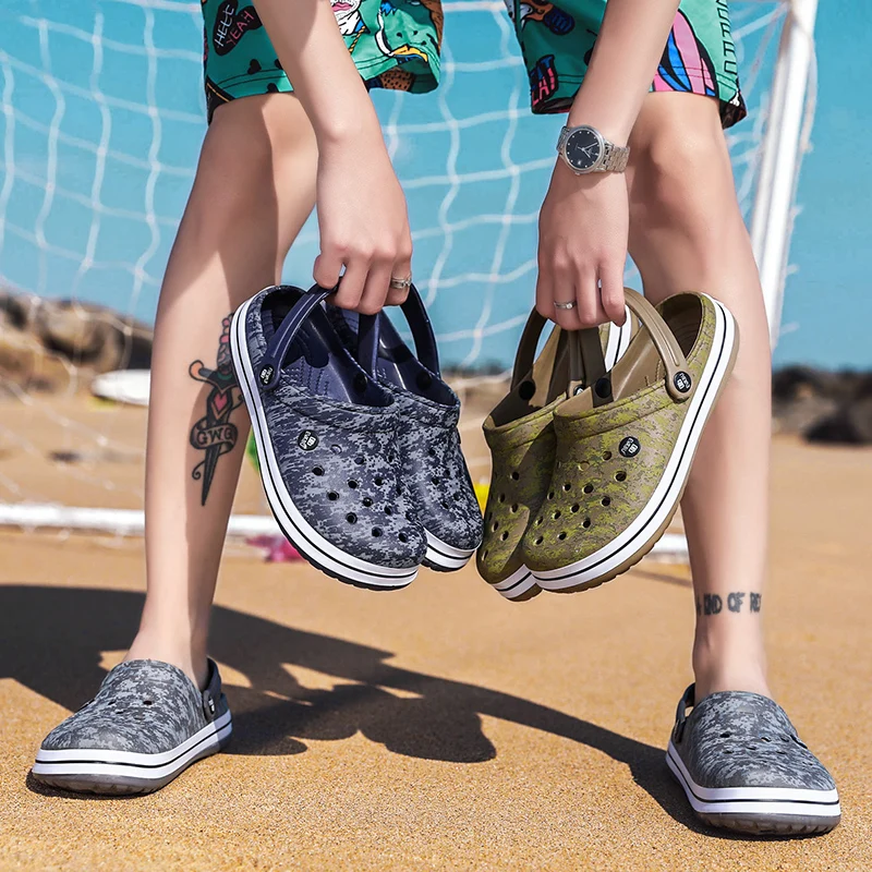 YWYGMZ Men Sandals Crocks Summer Hole Shoes Crok Rubber Clogs Men EVA Unisex Garden Shoes Black e Beach Flat
YWYGMZ Men Sandals Crocks Summer Hole Shoes Crok Rubber Clogs Men EVA Unisex Garden Shoes Black e Beach Flat