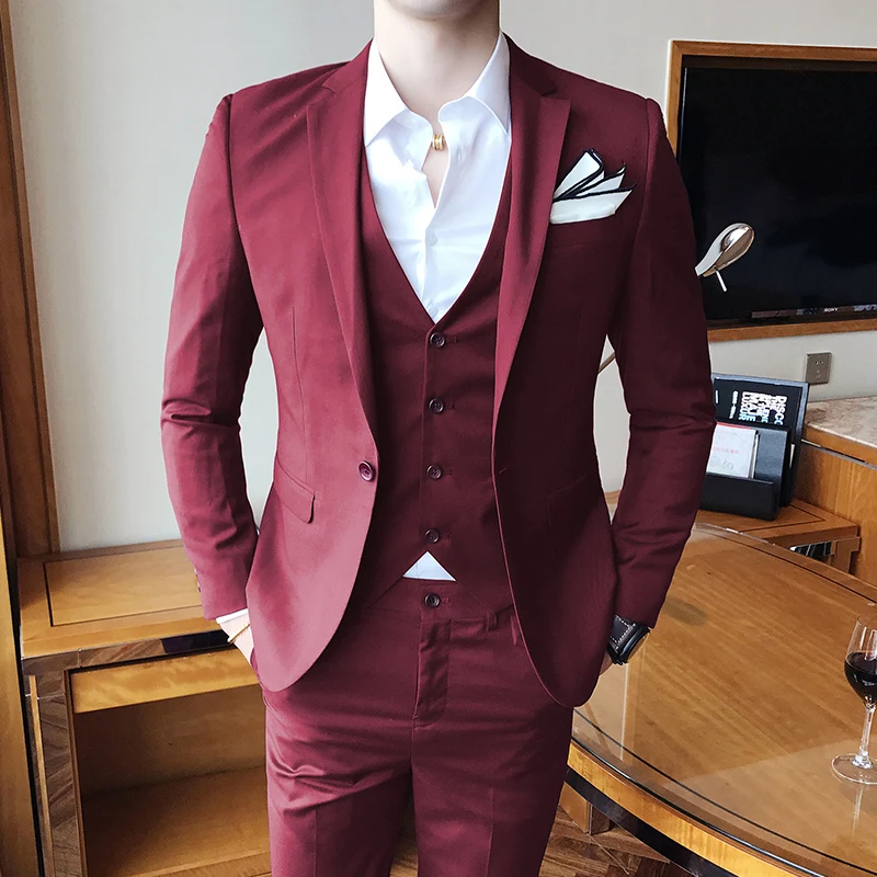 2021 Suit suit malespring and autumn high-end custom business blazers three-piece Slim large size multi-color boutique suit 3XL
2021 Suit suit malespring and autumn high-end custom business blazers three-piece Slim large size multi-color boutique suit 3XL