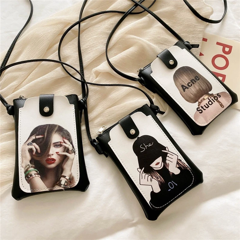 Fashion PU Leather Luxury Handbags Women Bags Designer Cartoon Print Simple Retro Mobile Phone Bag 2021 New Buckle Bag
Fashion PU Leather Luxury Handbags Women Bags Designer Cartoon Print Simple Retro Mobile Phone Bag 2021 New Buckle Bag
