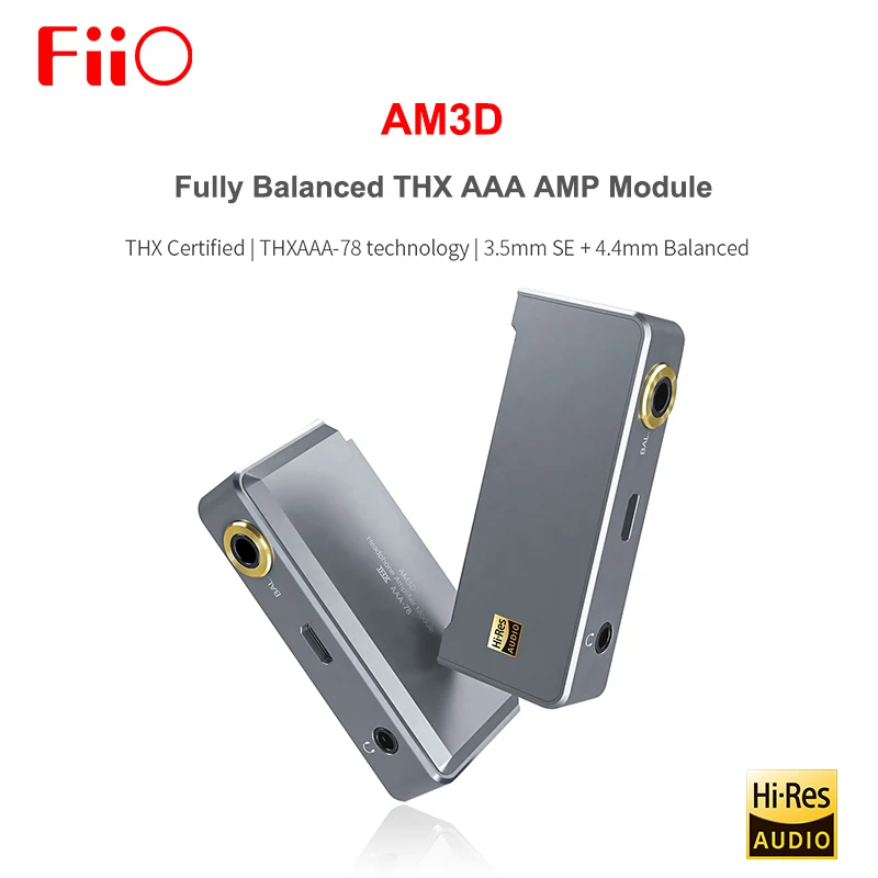 FIIO AM3D полностью сбалансированный 2 ТНХ AAA 78 усилитель для наушников модуль с 3 5 мм SE + 4 балансный выход Q5 Q5s X7 MARK