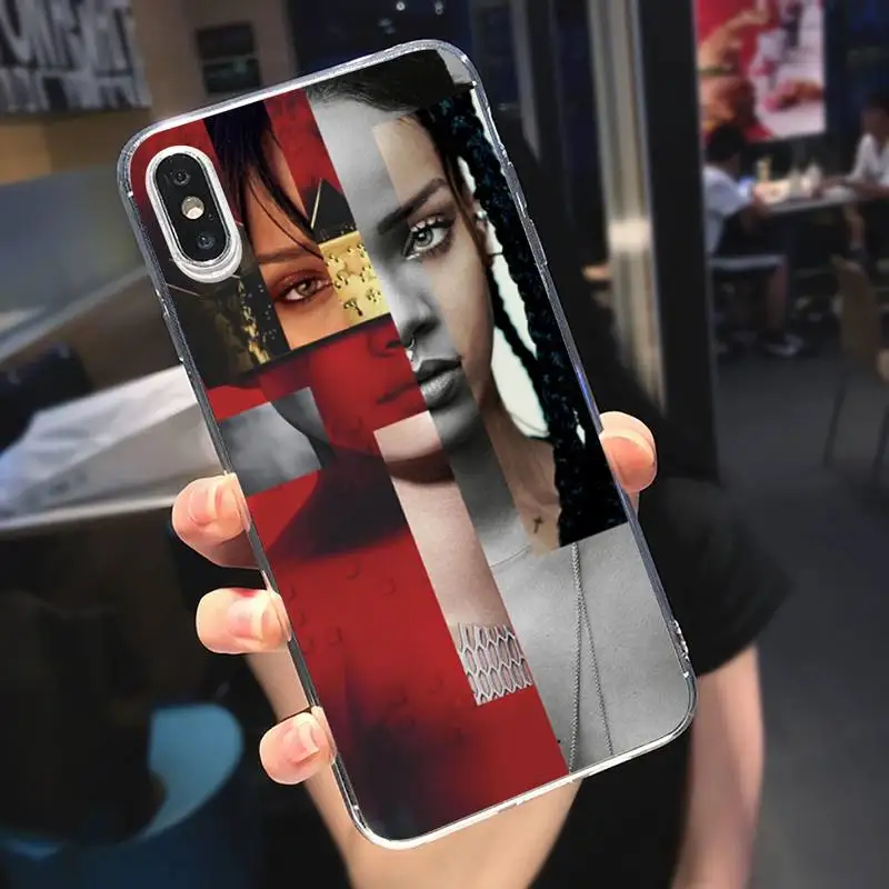 American singer Rihanna Phone Case Transparent soft For iphone 5 5s 5c se 6 6s 7 8 11 12 plus mini x xs xr pro max
American singer Rihanna Phone Case Transparent soft For iphone 5 5s 5c se 6 6s 7 8 11 12 plus mini x xs xr pro max