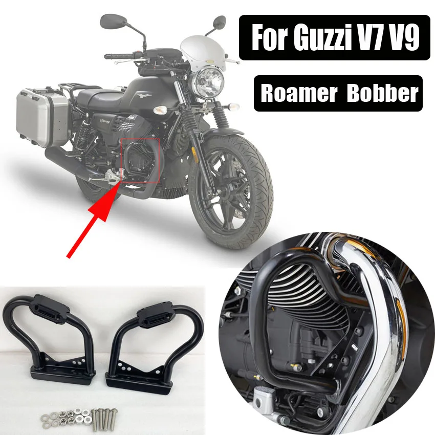 Engine Guard Buffer Frame Bumper Highway Crash Bar Protector For Guzzi V7 III Stone/Special 2017 V9 Roamer Bobber 2016-2020
Engine Guard Buffer Frame Bumper Highway Crash Bar Protector For Guzzi V7 III Stone/Special 2017 V9 Roamer Bobber 2016-2020